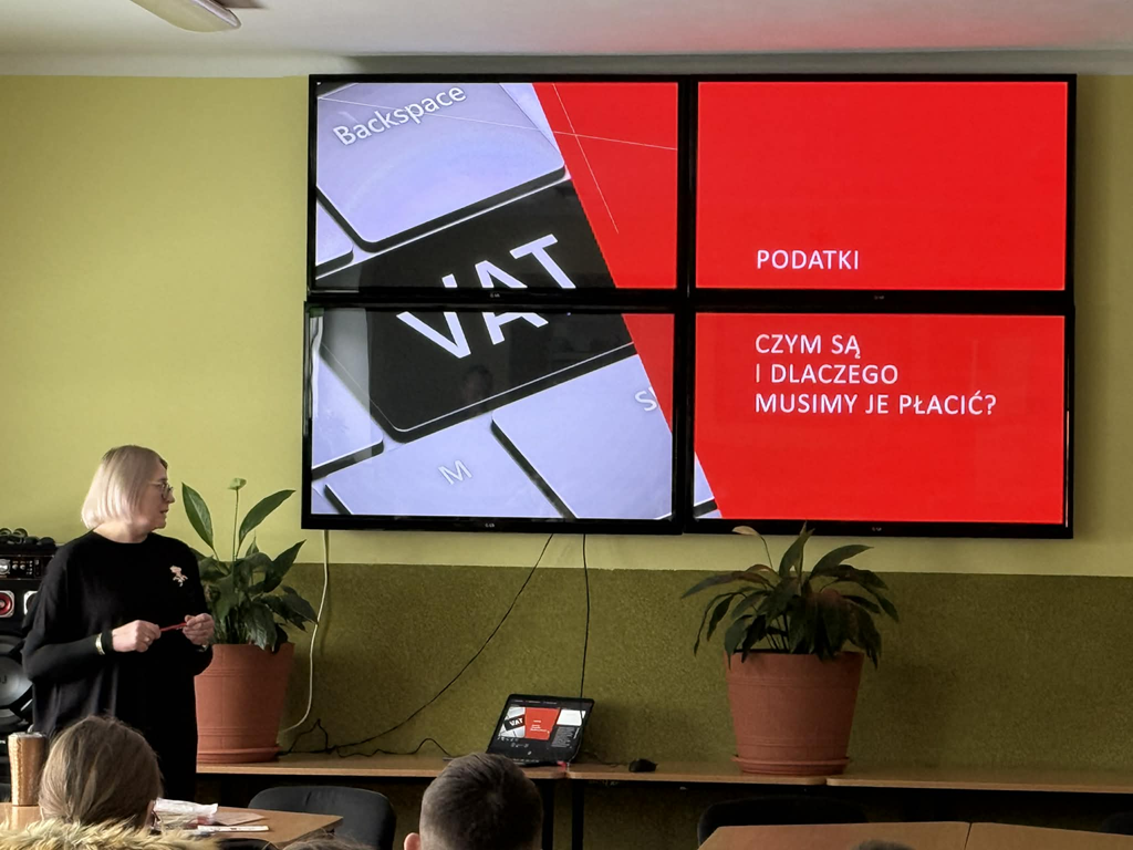 Gość z Krajowej Administracji Skarbowej w naszej szkole!