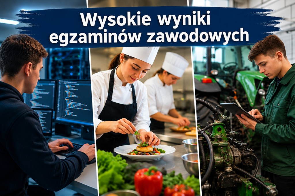 Wysokie wyniki egzaminów zawodowych
