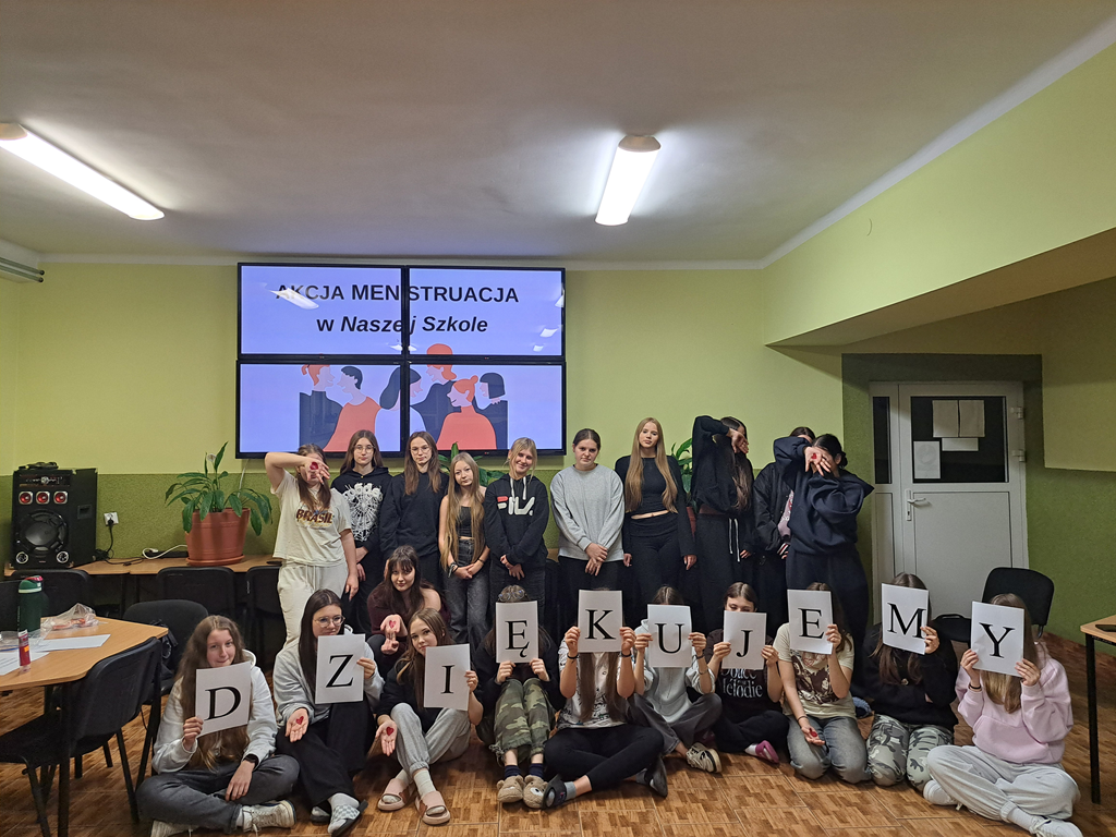 AKCJA MENSTRUACJA W NASZEJ SZKOLE!!!
